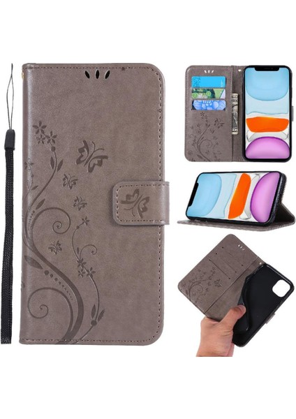 IPhone 12 Mini Pu Deri Kart Tutucu Kickstand Manyetik Için Filp Durumda (Yurt Dışından)