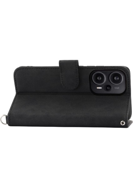 Xiaomi Redmi Not 12 Turbo Kabartmalı Darbeye Çoklu Kart Için Flip Case (Yurt Dışından)