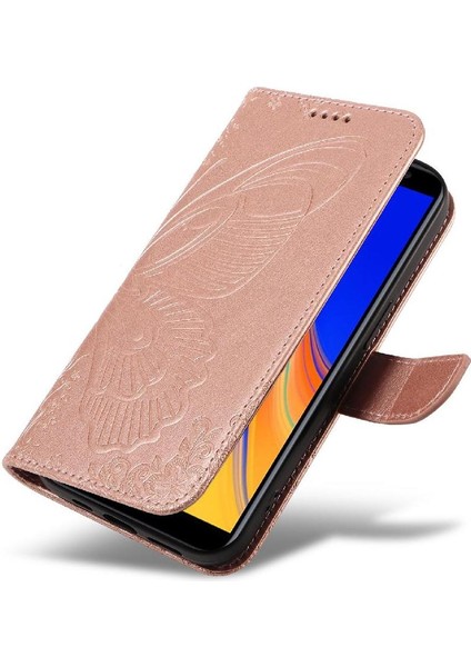 SZY Mall Samsung Galaxy J6 Başbakan Yüksek Kalite Deri Kredi ile Flip Case (Yurt Dışından)