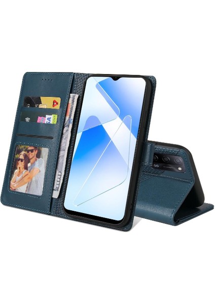 Oppo Oppo 5g Premium Deri Kickstand Darbeye 4 Köşe Için Flip Case (Yurt Dışından)