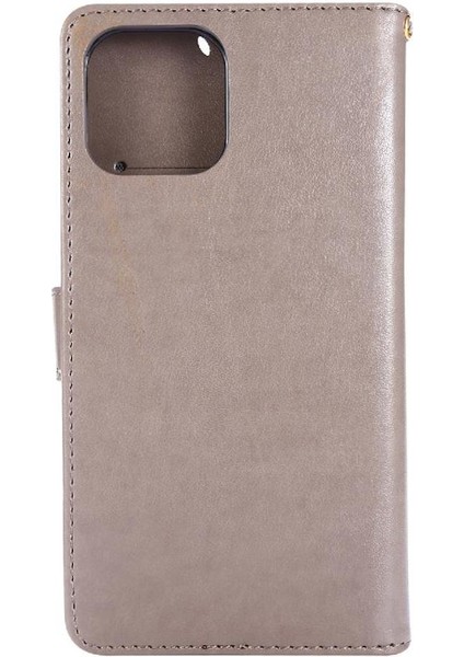 IPhone 13 Için Filp Durumda Mini Pu Deri Kickstand Bilek Kayışı Manyetik (Yurt Dışından)
