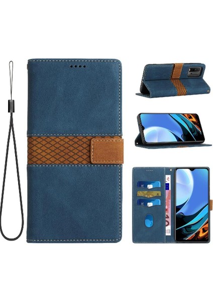 Xiaomi Redmi 9t Çizilmeye Dayanıklı Manyetik Kapatma Kartı Için Cüzdan Kılıf (Yurt Dışından)