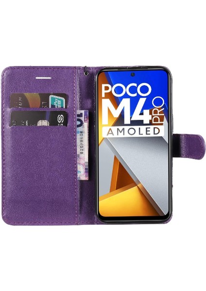 Xiaomi Poco M4 Pro 4g Için Flip Case Yüksek Kalite Deri Iş Cüzdan (Yurt Dışından)