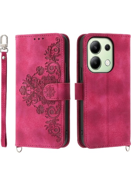 Xiaomi Redmi Not 13 Için Flip Case 4g Kabartmalı Darbeye Çoklu Kredi (Yurt Dışından) modelleri