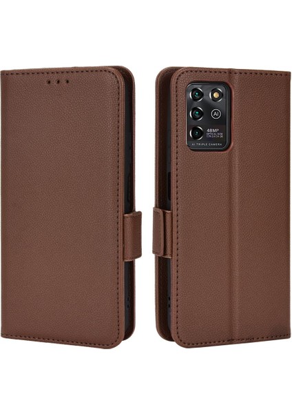 Zte Blade V30 Vita Kart Yuvaları Tutucu Manyetik Pu Deri Cüzdan (Yurt Dışından)