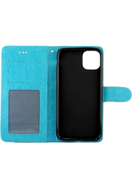 IPhone 11 Için Flip Case Pro Manyetik Kapatma Kickstand Pu Deri Kart (Yurt Dışından)