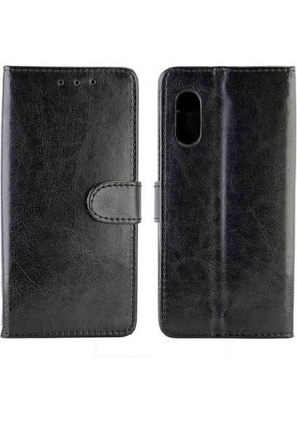 SZY Mall Samsung Galaxy Xcover Pro Kickstand Kart Tutucu Pu Deri Için Flip Case (Yurt Dışından)