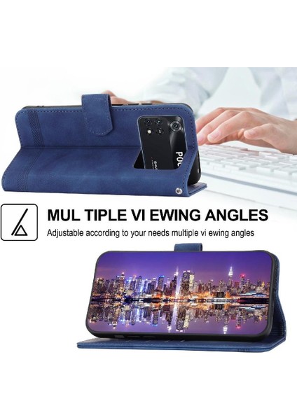 Xiaomi Poco M4 Pro 4g Manyetik Kapatma Nakit Cep Premium Için Flip Case (Yurt Dışından)
