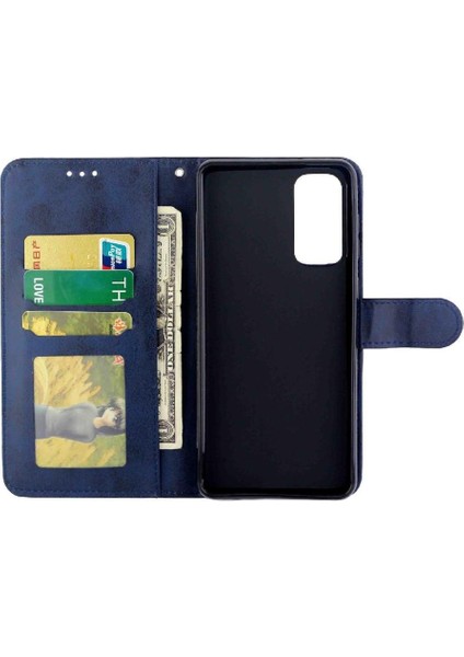 Samsung Galaxy M55 Kart Tutucu Tam Koruma Kickstand Pu Için Filp Durumda (Yurt Dışından)