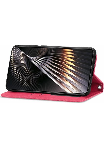 Xiaomi Poco F6 Flip Kapak Için Flip Case Basit Iş Deri Kılıf (Yurt Dışından)