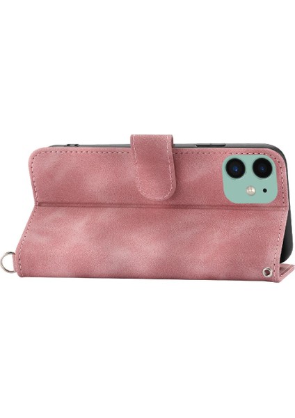 Iphone 11 Pro Max Çoklu Kredi Kartı Yuvaları Bileklik Için Flip Case (Yurt Dışından)