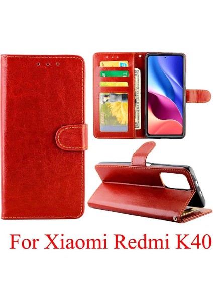 Xiaomi Mi 11I Kickstand Kart Tutucu Darbeye Dayanıklı Manyetik Pu Için Flip Case (Yurt Dışından)