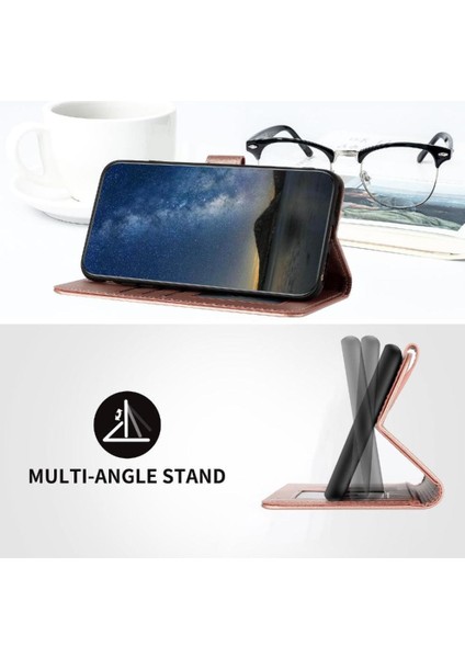 Xiaomi Poco F6 Flip Folio Kitap Pu Deri Manyetik Kapatma Için Flip Case (Yurt Dışından)
