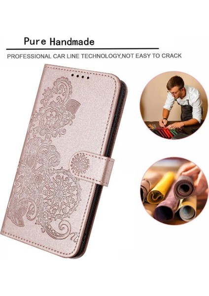 Xiaomi Poco F6 Flip Folio Kitap Pu Deri Manyetik Kapatma Için Flip Case (Yurt Dışından)