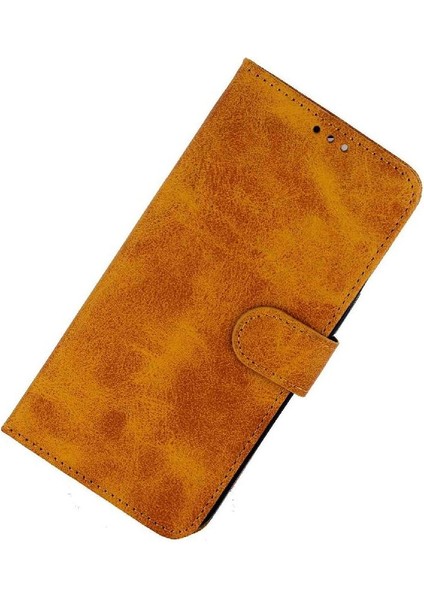 IPhone 15 Için Filp Durumda Pro Max Kickstand Pu Deri Kart Tutucu Manyetik (Yurt Dışından)