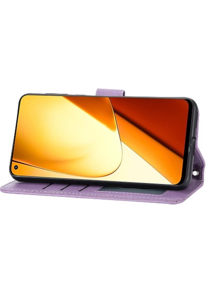 Huawei Mate 60 Pro Için Flip Case Kayış Pu Deri Kickstand Manyetik Kart (Yurt Dışından)