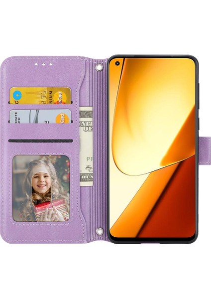 Huawei Mate 60 Pro Için Flip Case Kayış Pu Deri Kickstand Manyetik Kart (Yurt Dışından)
