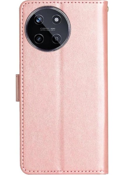Realme 11 4g Için Filp Durumda Kart Tutucu Bilek Kayışı Manyetik Kapatma Pu (Yurt Dışından) fırsatları