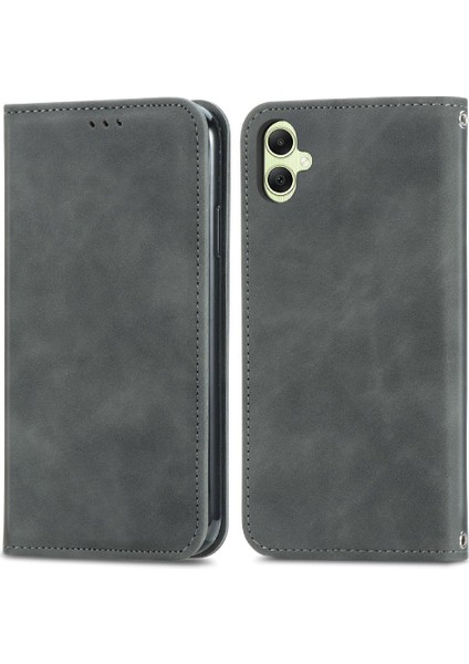 Samsung Galaxy A05 Cüzdan Darbeye Dayanıklı Basit Iş Çevirme Için Flip Case (Yurt Dışından)