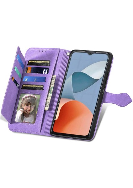 Zte A34 Cüzdan Flip Fermuar Tarzı Çoklu Kart Yuvası Çok Renkli Flip Case (Yurt Dışından) fırsatları