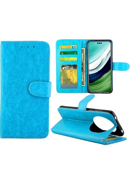 Huawei Mate 60 Pro Için Flip Case Manyetik Kapatma Darbeye Kart Tutucu (Yurt Dışından)