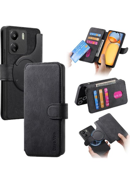 Xiaomi Redmi Için Flip Case Xiaomi 4g Cüzdan Mıknatıs Koruyucu Malzeme Kartı (Yurt Dışından)