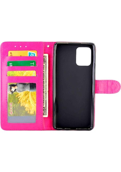 Samsung Galaxy Flip 5g Manyetik Kapatma Pu Deri Kart Için Flip Case (Yurt Dışından)