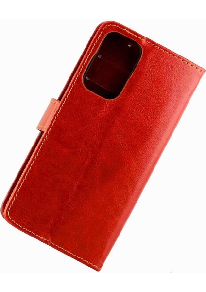 Xiaomi Poco M4 Pro Kickstand Darbeye Pu Deri Kart Için Flip Case (Yurt Dışından)