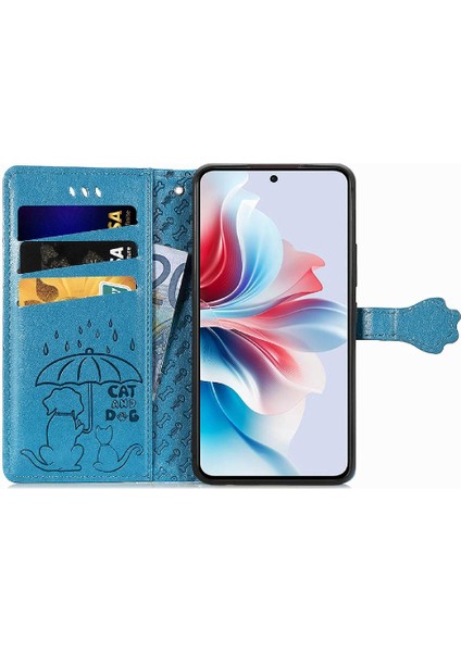 Oppo Için Kılıf Oppo 11 F 5g Kısa Kayış Kapak Çevirin Karikatür Hayvanlar Deri (Yurt Dışından) fiyatları