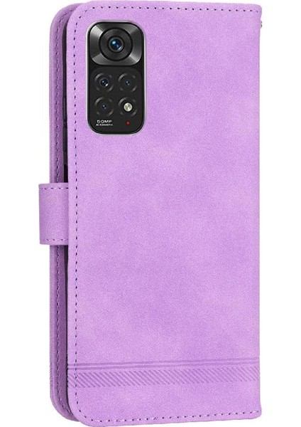 SZY Mall Xiaomi Redmi Not 11 Için Flip Case 5g Bileklik Kart Yuvaları Premium Nakit (Yurt Dışından)