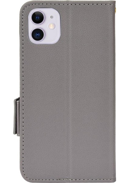 Iphone 12 Için Kılıf Mini Manyetik Cüzdan Kart Yuvaları Tutucu Yan Toka Pu (Yurt Dışından)