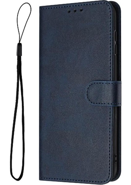 Kart Yuvası ile IPhone 11 Pro Max Saf Renk Pu Deri Için Flip Case (Yurt Dışından)