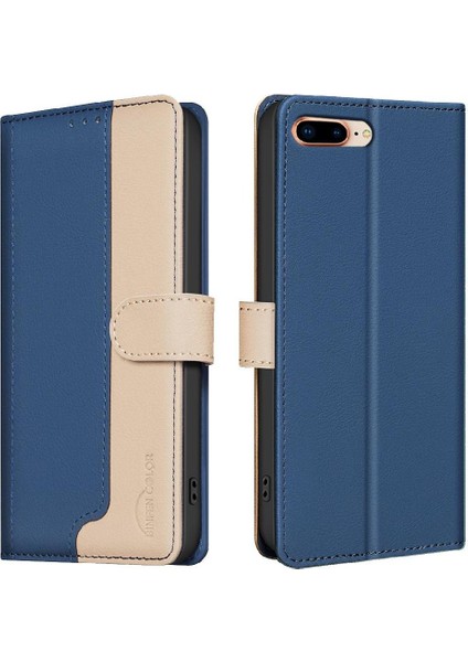 IPhone 6 Için Flip Case Artı/6s Artı Rfıd Engelleme Kickstand Darbeye Tpu (Yurt Dışından)