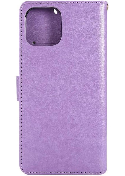 IPhone 12/12 Pro Bilek Kayışı Kickstand Kart Tutucu Manyetik Için Filp Durumda (Yurt Dışından)