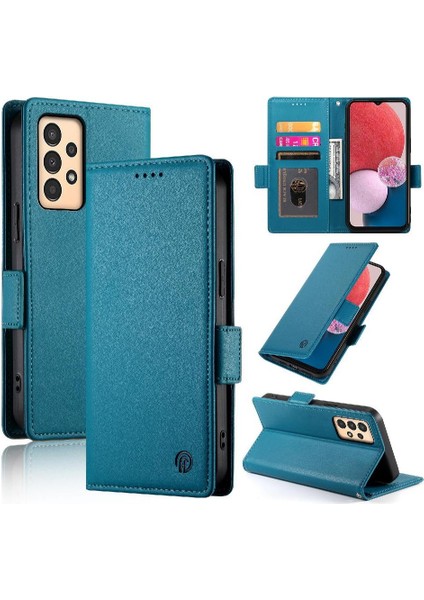 Samsung Galaxy A13 Kart Yuvaları Flip Case Iş Günlük Kullanım Cüzdan (Yurt Dışından)