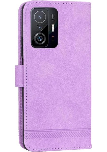 Xiaomi 11T/11T Pro Bileklik Premium Manyetik Kapatma Nakit Için Flip Case (Yurt Dışından)