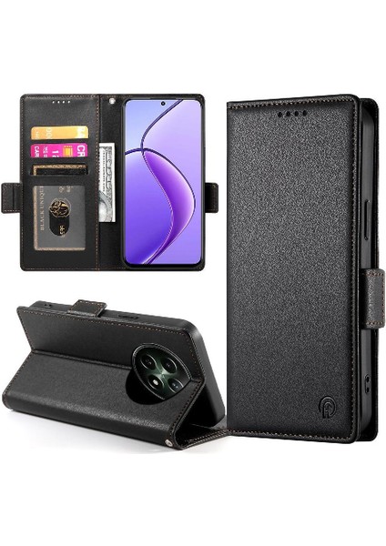 Realme 12 5g Günlük Kullanım Için Flip Case Iş Cüzdan Kart Yuvaları Flip (Yurt Dışından)