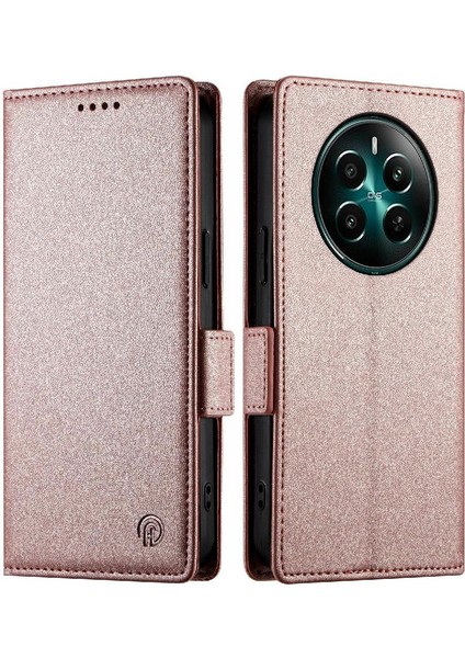 Realme 12 Artı Cüzdan Kartvizit Yuvaları Flip Case Günlük Kullanım Için Flip Case (Yurt Dışından)