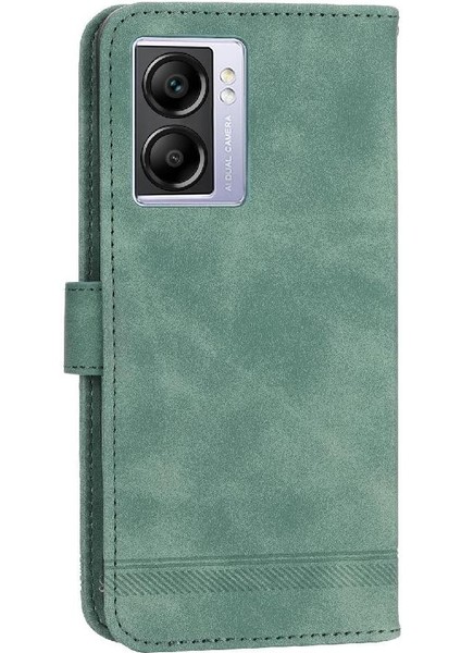 Oppo A57 5g Manyetik Kapatma Nakit Cep Bileklik Premium Için Flip Case (Yurt Dışından)