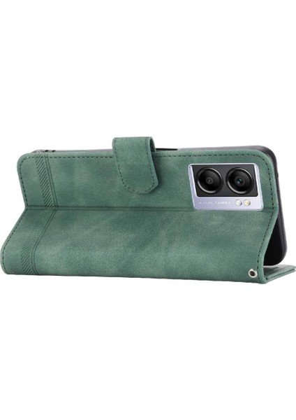 Oppo A57 5g Manyetik Kapatma Nakit Cep Bileklik Premium Için Flip Case (Yurt Dışından)
