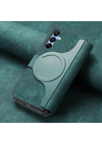 Samsung Galaxy A25 Retro Kart Standı Cüzdan Mıknatıs Koruyucu Için Flip Case (Yurt Dışından) fırsatları