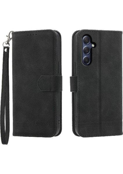 Samsung Galaxy M54 Kart Yuvaları Manyetik Kapatma Bileklik Için Flip Case (Yurt Dışından) modelleri
