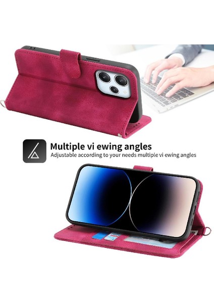 Xiaomi Redmi 12 4g Darbeye Çoklu Kredi Kartı Yuvaları Için Flip Case (Yurt Dışından)