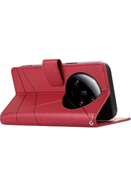 Xiaomi 13 Için Flip Case Ultra Şok Emici Üç Kart Yuvaları Kickstand (Yurt Dışından)