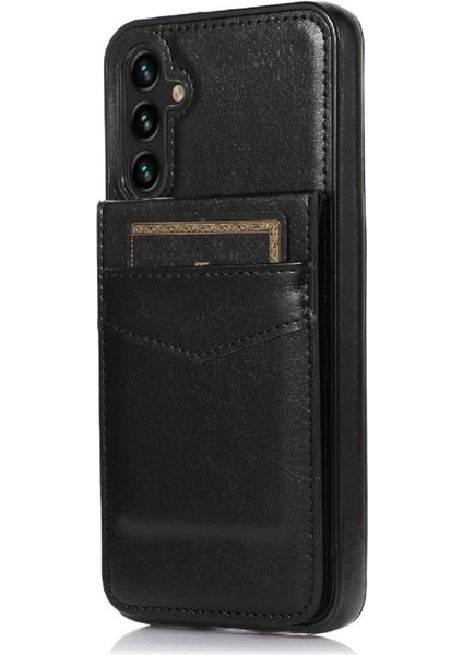 Samsung Galaxy A15 5g Premium Deri Kart Tutucu Toka ile Uyumlu (Yurt Dışından)