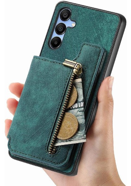 Samsung Galaxy A25 5g Için Kılıf Standı Fonksiyonu Katlanabilir Arka Kapak Vintage (Yurt Dışından)