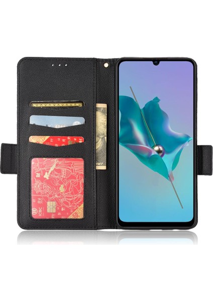 Zte Blade A72 Pu Deri Manyetik Kart Yuvaları Tutucu Cüzdan Tarafı (Yurt Dışından)