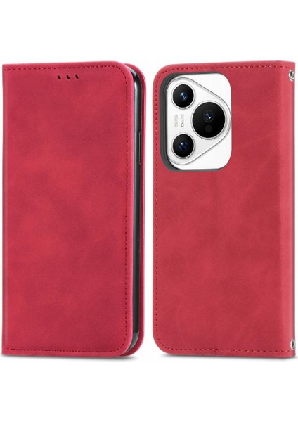 Huawei Pura 70 Için Flip Case Darbeye Kapak Basit Iş Cüzdan (Yurt Dışından)