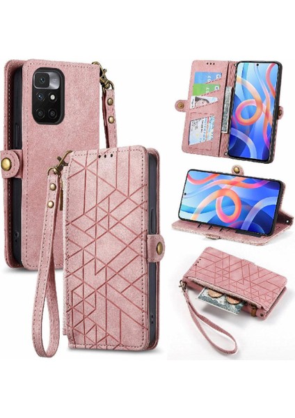 Xiaomi Redmi Not 11 Için Flip Case 4g Darbeye Basit Iş Cüzdan (Yurt Dışından)