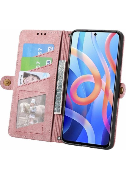 Xiaomi Redmi Not 11 Için Flip Case 4g Darbeye Basit Iş Cüzdan (Yurt Dışından)